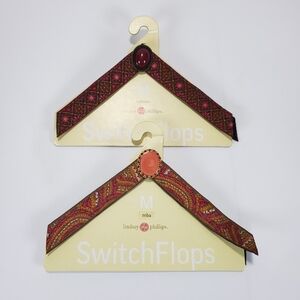 Lindsay Phillips Switchflops Interchangeable Straps NWT